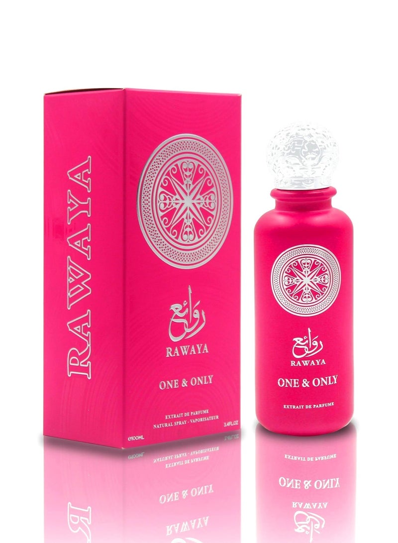 OUDI Musky Women Perfume Oudi Rawaya One & Only Eau De Parfume 100ml | Luxury Women Perfume with Ambergris Musk, Caramel, Peach & Passion Fruit Notes | Best Perfume for Womens - Image 5